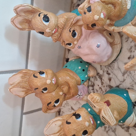 🐰 Pepi Ware set of 14 collectible rabbit figurines from the 70s - Picture 11 of 17